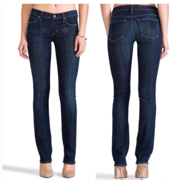Citizens Of Humanity Jeans Women 27 Ava Low Waist Straight Leg Stretch Denim - Picture 1 of 16